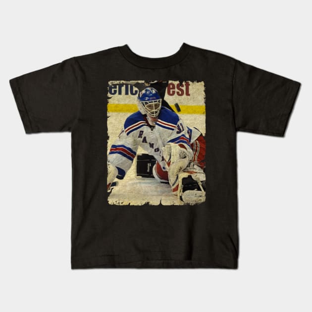 Alex Auld - New York Rangers, 2009 (0 Shutouts) Kids T-Shirt by Momogi Project